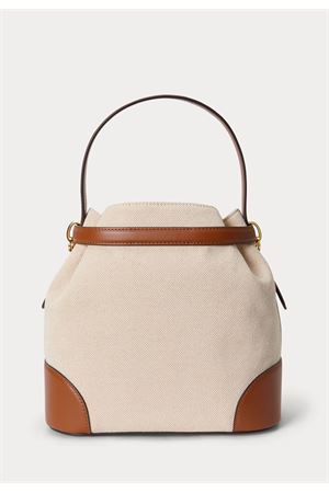 Blke Md Bckt-Bucket Bag-Medium-Crss Dye Cnvs/Nt Sm LAUREN RALPH LAUREN | Secchiello | 431P04294005